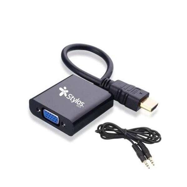 Imagen 1 del producto “Convertidor  HDMI a VGA  Stylos. STACHV1B - ”