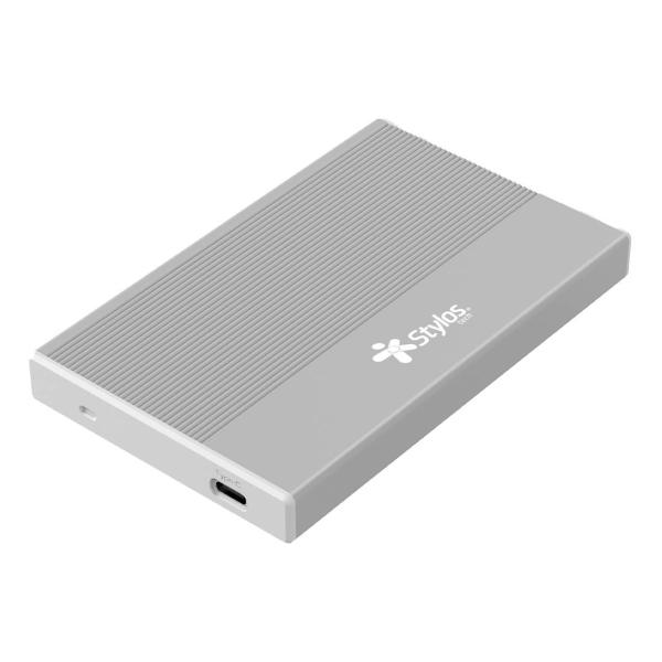 Imagen 1 del producto “Enclosure Stylos STEN251S 2.5 Pulgadas Interfaz Tipo C - Gabinete para SSD y HDD de 2.5 Pulgadas con un grosor de 9.5 mm Soporta protocolo de transporte UAS ”