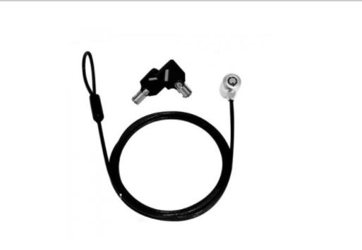 Imagen 1 del producto “Candado de llave TechZone Tipo T-Bar - 1.8 m de longitud/4mm, acero inoxidable recubierto en vinilo. Empaque OEM, 1 año de garantía. ”