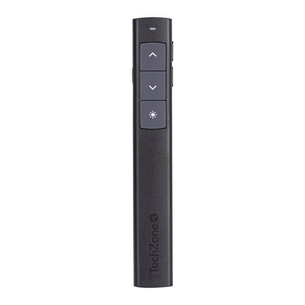 Imagen 1 del producto “Presentador con apuntador láser TechZone - led rojo. Incluye funda de tela, 1 año de garantía. ”
