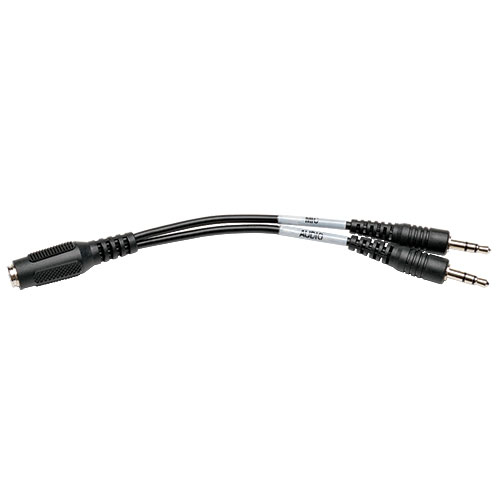 Imagen 1 del producto “Adaptador divisor de diadema TRIPP-LITE  P318-06N-FMM - Negro, 0, 13 m ”