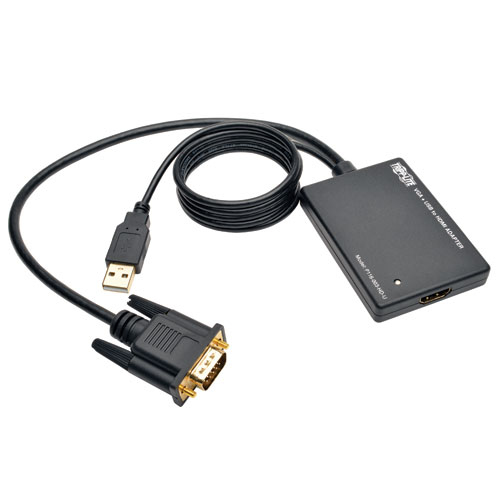 Imagen 1 del producto “Convertidor TRIPP-LITE P116-003-HD-U - Negro, VGA, HDMI ”