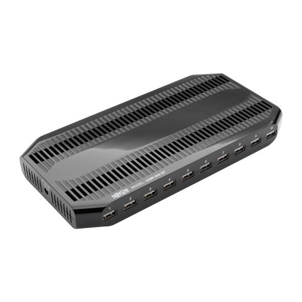 Imagen 1 del producto “Estación de Carga USB Tripp Lite con 10 Puertos con Almacenamiento Ajustable - Salida del Cargador USB 12V 8A (96W) U280-010-ST ”