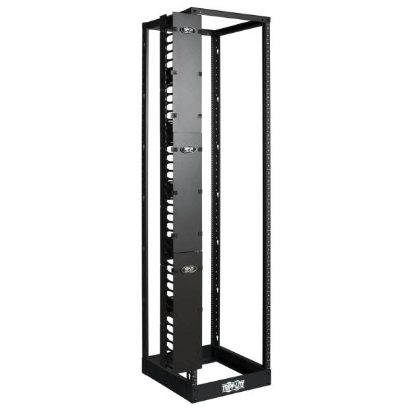 Imagen 1 del producto “Organizador de Cable Vertical de Alta Capacidad - 15.24 cm, Ducto de peine doble con tapa SRCABLEVRT6 ”