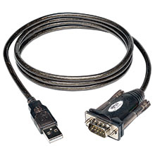 Imagen 1 del producto “Adaptador USB TRIPP-LITE - DB9, Negro ”