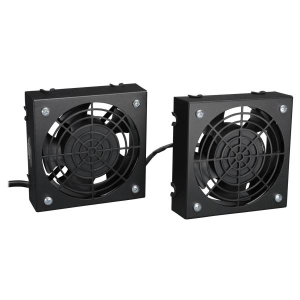 Imagen 1 del producto “Juego de Ventilador de Techo SmartRack TRIPP-LITE SRFANWM - Negro, 132, 1 mm ”