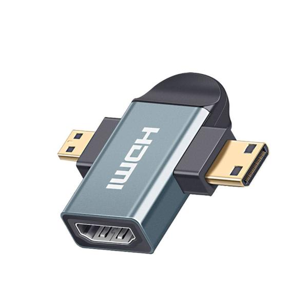 Imagen 1 del producto “Adaptador HDMI 2 en 1 Uno UB / Negro - ”