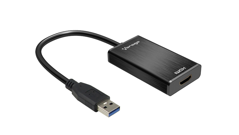 Imagen 1 del producto “Adaptador USB A HDMI VORAGO Usb 3.0 Full HD - USB 3.0, HDMI, Negro ”