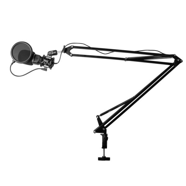 Imagen 1 del producto “BRAZO PARA MICRÓFONO GAME FACTOR MAG500 AJUSTABLE - NEGRO ”