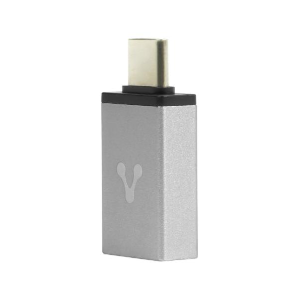 Imagen 1 del producto “Adaptador OTG Tipo C a USB 3.0 VORAGO ADP-101 - Aluminio ”
