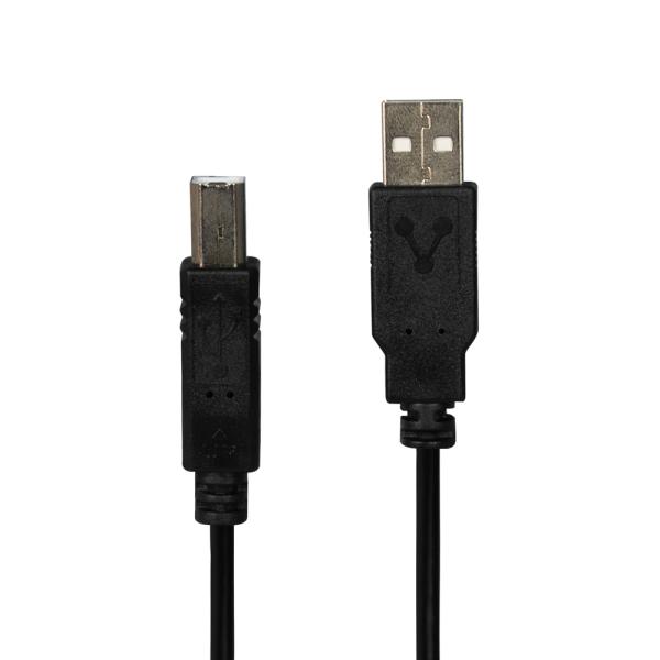 Imagen 1 del producto “CABLE VORAGO CAB-AB018 PARA IMPRESORA  USB/AB 2.0 1.8 MTS - ”