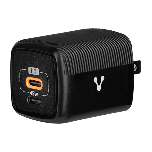Imagen 1 del producto “CARGADOR PARA PARED AU-402 FAST CHARGE 3.0 A 1 USB C 45W NEGRO - ”