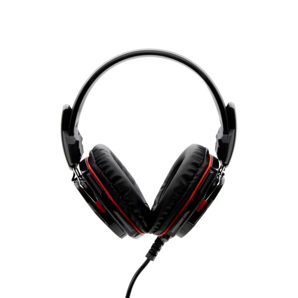 Imagen 1 del producto “YEYIAN DIADEMA HEADSET TEMPEST SERIE 2000 - ALMOHADILLAS COMODAS, 3.5MM, CON USB Y ADAPTADOR DE CABLE COMPACTO COMPATIBLE CON CONSOLAS, MOD. YH2000 ”