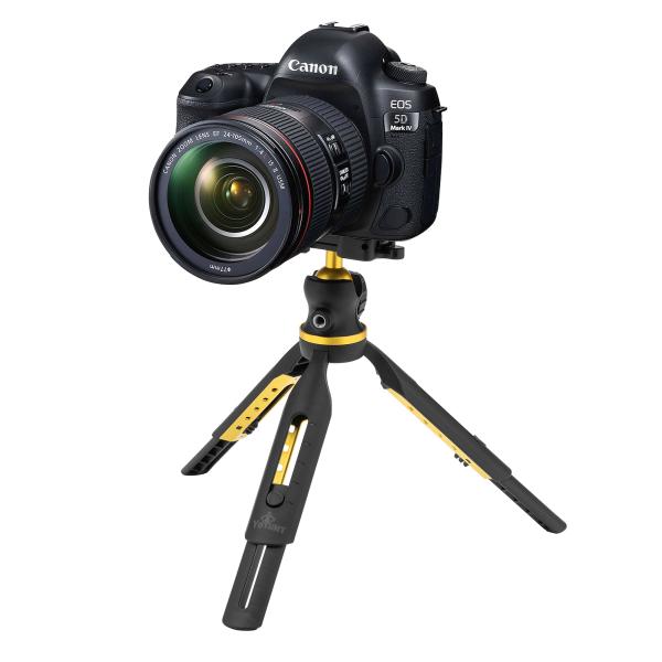 Imagen 1 del producto “YEYIAN TRIPODE PORTATIL GLITNIR MASTER - AJUSTABLES 5 NIVS, COMP  DIFERENTES DISPOSITIVOS, INC MONTURA PARA SMATPHONES, PLASTUICO ABS, YSS-SWFL-01-BL ”