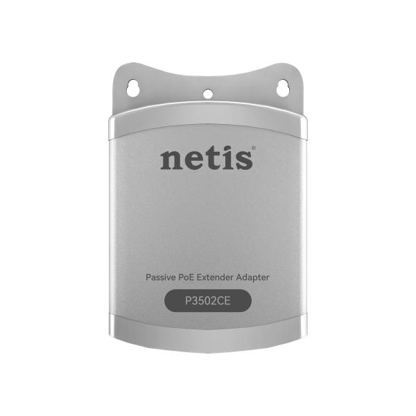 Imagen 1 del producto “Netis P3502CE - Extensor POE, 2 puertos 100Mbps y 1 puerto Uplink 100Mbps, Pasivo, IP66 a prueba de agua, para exteriores ”