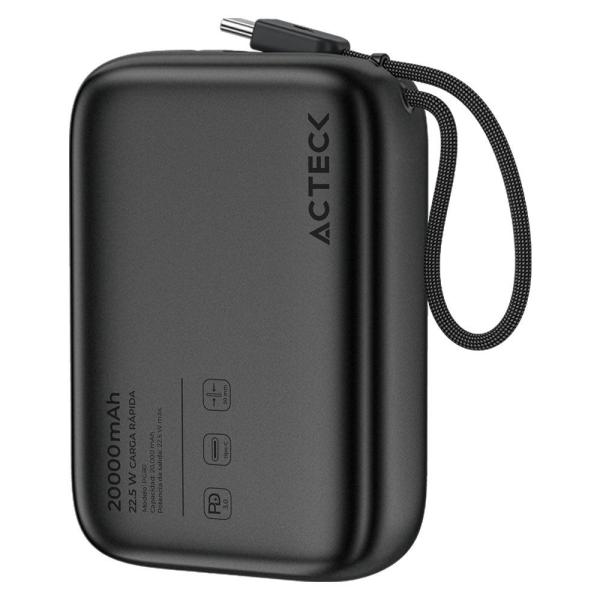 Imagen 1 del producto “Cargador Powerbank Acteck Energon GO Plug Max PG80 Cargador Powerbank 20 - 000  mAh ”