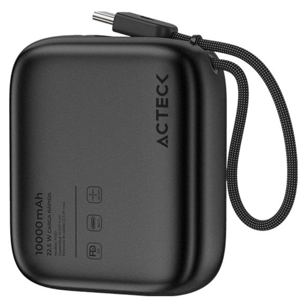 Imagen 1 del producto “Cargador Powerbank Acteck Energon GO Plug Pro PG60 Cargador Powerbank 10 - 000  mAh ”