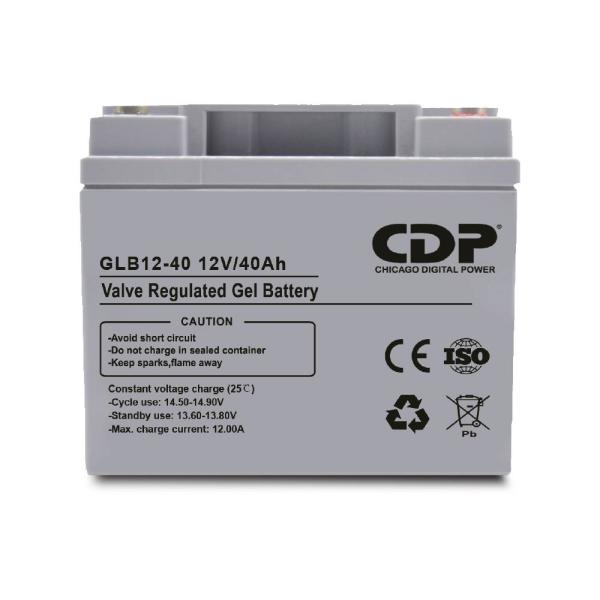 Imagen 1 del producto “Batería para No Break CDP GLB12-40 Bateria de Gel Plomo acido - seca sellada 12Vdc-40Ah ”