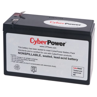 Imagen 1 del producto “Bateria de Reemplazo CyberPower - 12 V, Negro ”