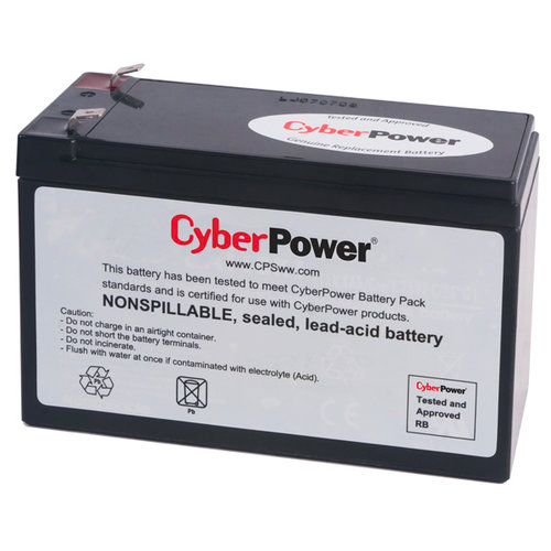 Imagen 1 del producto “Batería de Reemplazo CyberPower RB1290 - Negro, 12 V, 9 AH ”