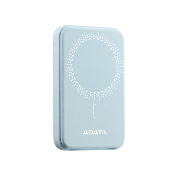 Imagen 1 del producto “Powerbank inalambrico ADATA R050 - 5, 000mAh, Carga rápida QC/PD de 20 W. MAGNETICO. Color AZUL, PR050-11LB ”