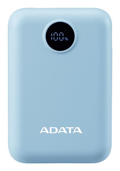 Imagen 1 del producto “PowerBank ADATA C100 de 10 - 000 mAh. Carga simultánea de 2 dispositivos. Con indicador LED de carga. Color AZUL. PC10022-12LB ”