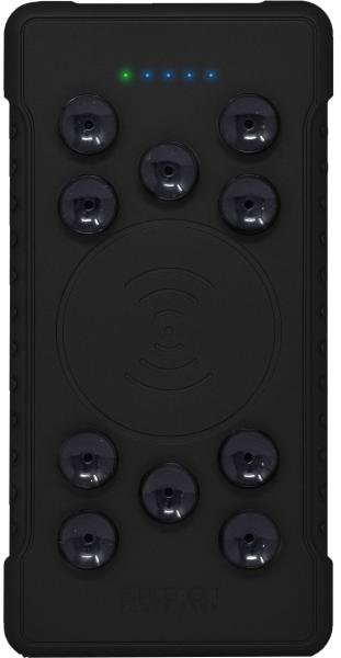 Imagen 1 del producto “POWERBANK NPW-13QCW Necnon 13000mAh CARGA 3.0 CARGA INALAMBRICA 15W ALAMBRICA 18W MICRO USB 3.0 TIPO C 3.0 VENTOSAS NEGRO NPPB1301QW - ”