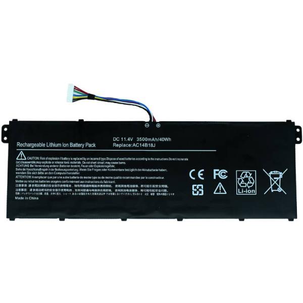 Imagen 1 del producto “Bateria para computadora marca OVALTECH OTRE3-112 - 11.4V  40Whr OTRE3-112 3 Celdas para Acer Aspire E3-111 - E3-112, E3-112M, E3-721, E5-771, AC14B18J AC14 ”