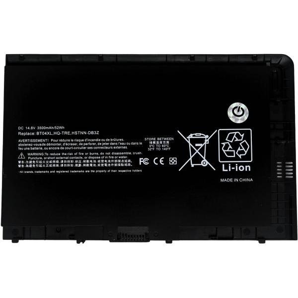 Imagen 1 del producto “OTH9470 Bateria 4 celdas 14.8V 52Wh 3500Mah para HP EliteBook 9470 9480 Ultrabook BTO4 BA06 Marca Ovaltech - ”