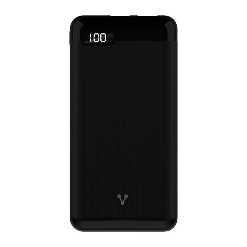 Imagen 1 del producto “POWER BANK VORAGO PB-450 10000 mAh NEGRO USB Y TIPO C LCD - ”