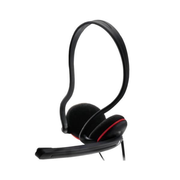 Imagen 1 del producto “Audífonos Alámbricos ACTECK AC-929110 - Negro, Alámbrico, 3.5 mm, 1.8 m ”