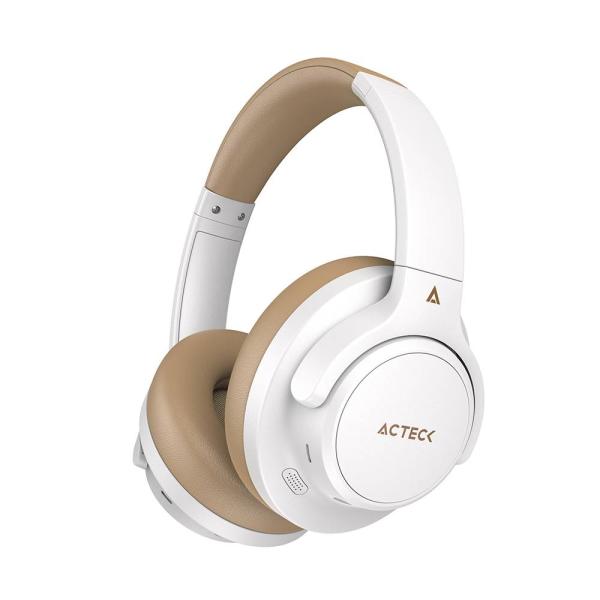 Imagen 1 del producto “Audífonos Inalámbricos Bluetooth Hype Epic HP750 Acteck Elite Series Cancelación de ruido activo  hibrido - Color Blanco. AC-940863 ”