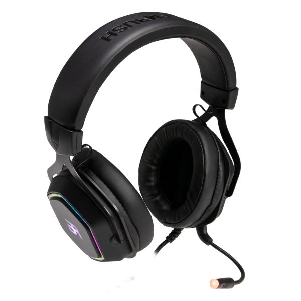 Imagen 1 del producto “Headset Gamer BALAM RUSH 7.1 Canales Alámbricos USB MIC Flexible WINDOWS-LINUX-MAC OS RGB HESIX HS760 - ”
