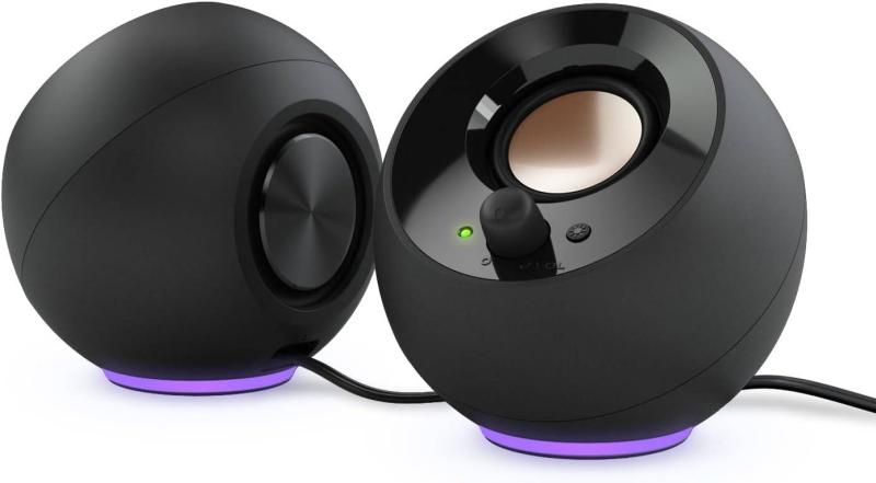 Imagen 1 del producto “Altavoces Creative Pebble SE 4.4w (RGB) alimentados por USB para PC y Laptops negros -  MF1725 BK - ”