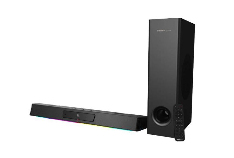 Imagen 1 del producto “Barra de sonido Sound Blaster Katana V2X RGB  Super X-Fi Gaming - Bluetooth® con subwoofer para TV y Computadora - V2X  BK ”