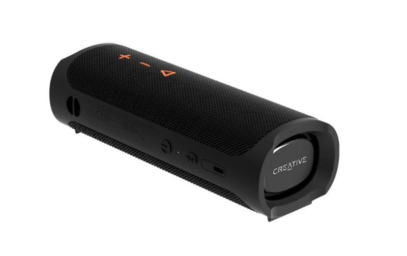 Imagen 1 del producto “Altavoces portátil Creative MUVO Go Bluetooth®  negro para exteriores y resistente al agua - 18hrs de autonomia  - MF8405 BK ”