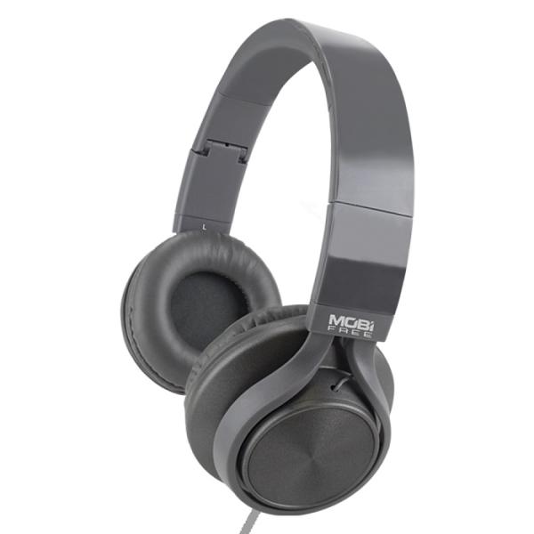 Imagen 1 del producto “Audífonos Mobifree MB-02012 - Diadema, Gris, Alámbrico ”