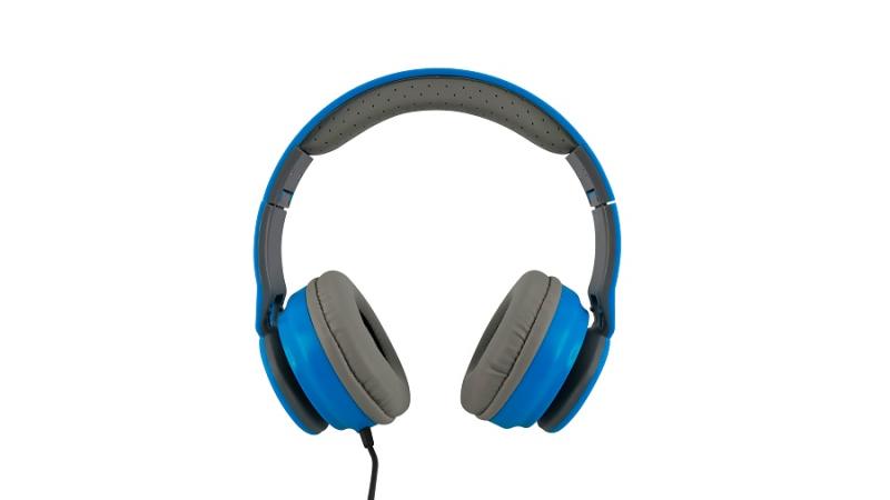 Imagen 1 del producto “Audífonos manos libres On Ear Mobifree KAOS - Azul, 1.2 m, -42 ± 3 dB ”