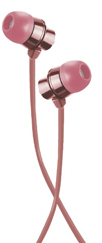 Imagen 1 del producto “Audífonos In EAR Mobifree METALIC - Rosa, Alámbrico, 1.2 m ”