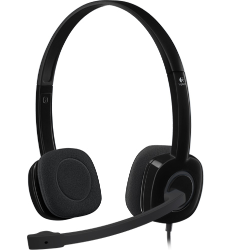 Imagen 1 del producto “Diadema LOGITECH H151 - PC/Juegos, Diadema, Negro, Alámbrico, 3.5 mm (1/8 ”