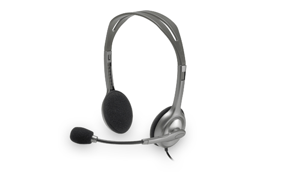 Imagen 1 del producto “Diadema LOGITECH H111 - PC/Juegos, Diadema, Gris, Alámbrico, 3.5 mm (1/8 ”
