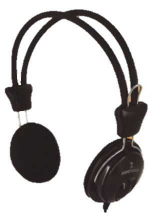 Imagen 1 del producto “Audifonos Alámbricos Ajustables para Streaming con Microfono | PERFECT CHOICE - ”