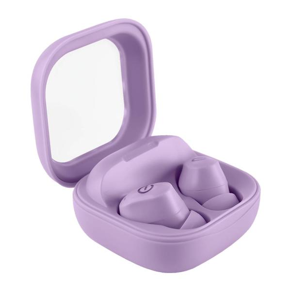 Imagen 1 del producto “FLORELA AUDÍFONOS TWS CON VENTANA Color Morado EASY LINE - ”