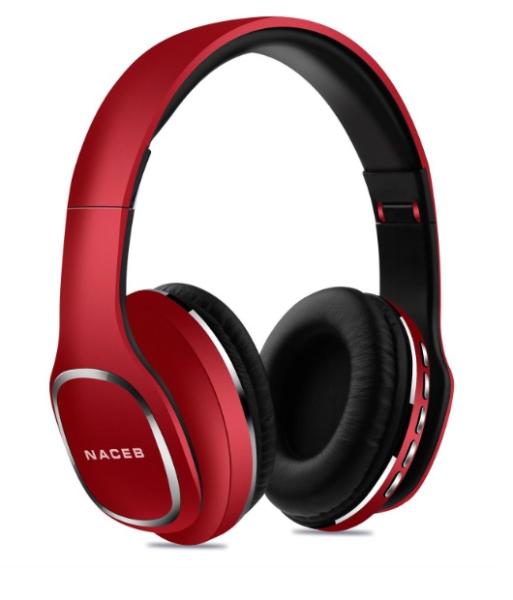 Imagen 1 del producto “Diadema Bluetooh Cetus Naceb Technology NA-0307R - Rojo, Bluetooth ”