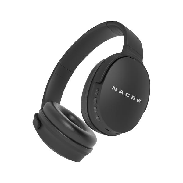 Imagen 1 del producto “Audífonos  Naceb Technology NA-0319 - Negro, Bluetooth 5.0 ”