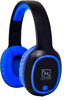 Imagen 1 del producto “AUDIFONOS OVER-EAR BLUETOOTH NBH-04 PRO ALTA POTENCIA RADIO FM MICRO SD 3.5MML MANOS LIBRES NEGRO/AZUL - ”