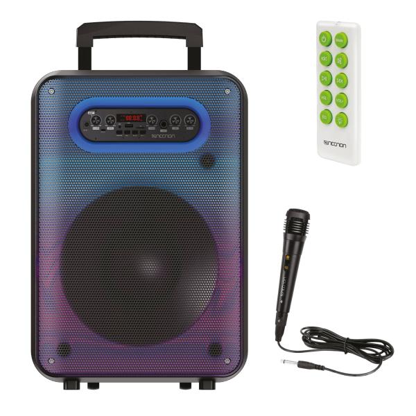 Imagen 1 del producto “Bafle Karaoke NECNON Bluetooth 12 pulgadas NB-12F TWS Incluye Microfono Alambrico Control Remoro - ”