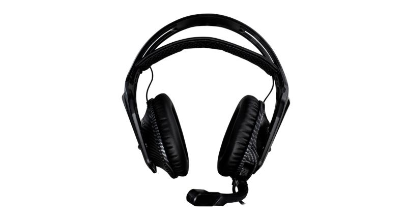 Imagen 1 del producto “DIADEMA GAME FACTOR HSG500 - MICRÓFONO REMOVIBLE, 3.5MM, ULTRA LIGERAS, CARBON FIBER ”