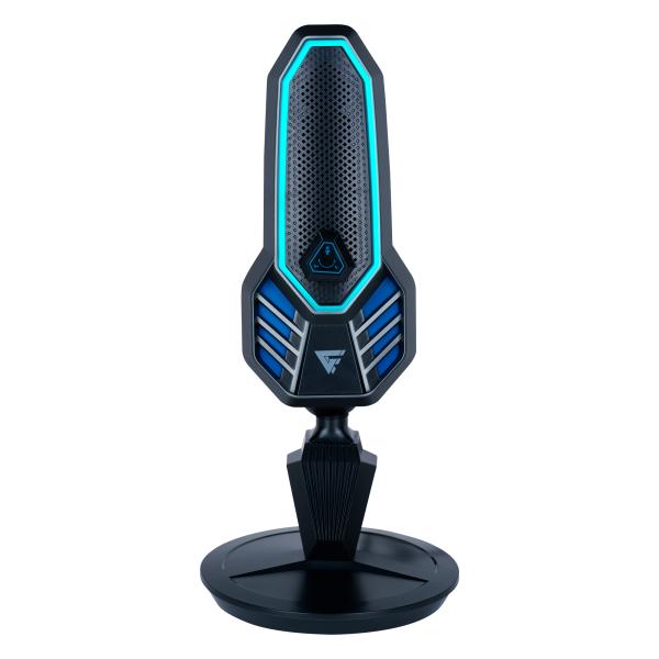 Imagen 1 del producto “MICROFONO PROFESIONAL GAME FACTOR USB MCG800 RGB C/BRAZO - ”