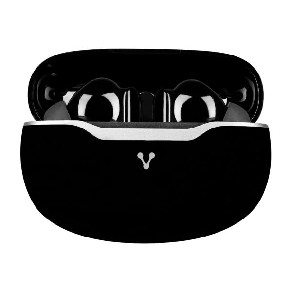 Imagen 1 del producto “Audífonos bluetooth 5.3 con hasta 18 hrs de reproducción - controles táctiles, función de manos libres y aplicación móvil para configuración, Color Negro ”